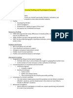 Chapter 5 - Profiling and Autopsies, Psych and Law