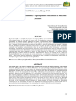 A educação escolar quilombola e o planejamento educacional na Amazônia paraense