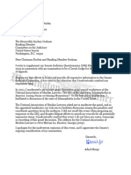 Adeel Mangi Supplemental Letter March 2024 Senate Judiciary Committee