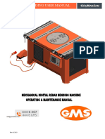 Digital Bending Machine User Manual - BD Series