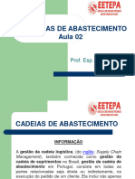 Cadeia de Abastecimento - Aula 02