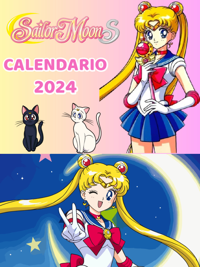 Calendario Sailor Moon PDF
