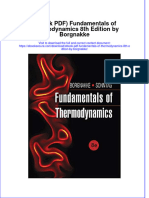 Fundamentals Of Thermodynamics 8Th Edition By Borgnakke full chapter docx