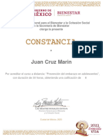 Constancia Juan Cruz Marin