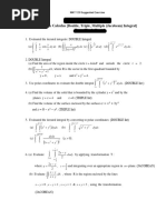 Week 5-6 Exercise Double, Triple, Multiple (J) Integral