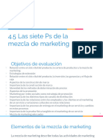 4.5 Las Siete Ps - Producto y Precio