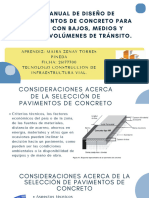 Manual de Diseño de Pavimentos de Concreto para Vías Con Bajos, Medios y Altos Volúmenes de Tránsito.