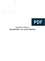 Referat - Sozialethik Von John Wesley