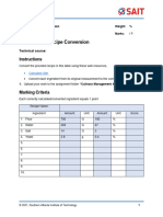 CM Recipe Calculation Assignment Template