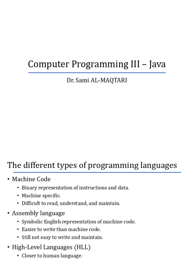 Java Lectures | PDF | Java (Programming Language) | Compiler