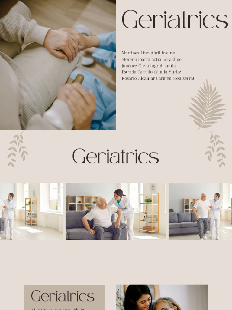 Geriatrics Pdf Geriatrics Public Health