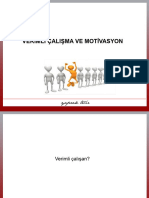 Verimli Calisma Motivasyon Yaratma