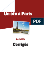 Un Ete Aparis Activite S Corrige S