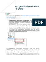 Cómo Abrir Geodatabases MDB y GDB Con QGIS