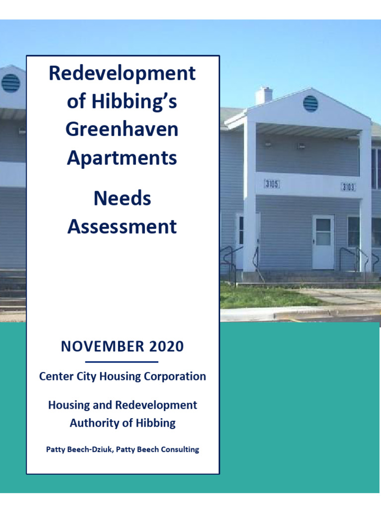 Redevelopment of Hibbing's Greenhaven Apartments Needs Assessment