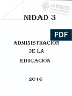 Administración de La Educación UNSJ