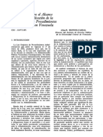 Comentarios de Carías Sobre La Ley de Procedimientos Administrativos