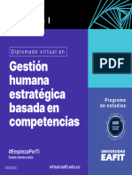 Brochure Gestion Humana Estrategica Basada en Competencias