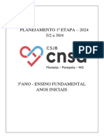 3º Ano Planejamento para Famílias 1 Etapa-2024