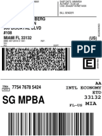 SG Mpba: Matthew Steinberg Ideal Nutrition 900 Biscayne BLVD #108 MIAMI FL 33132