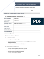 Btrabajo Practico. Estructura Sintactica de La Oracion