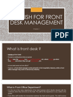 Chapter 1 - English For Front Desk Management