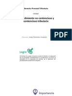 U3 - S5 - 6 - Procedimiento No Contencioso y Contencioso Tributario