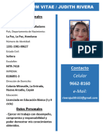 CV Judith Rivera