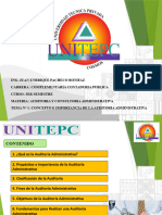 Concepto e Importancia de La Auditoria Administrativa