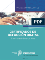 Manual para La Confección de Certificados de Defunción Digital