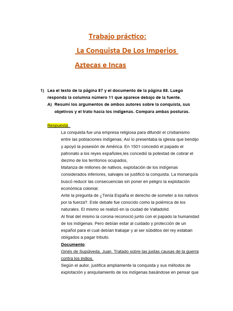 Conquista de Aztecas e Incas: Perspectivas | PDF | Francisco Pizarro