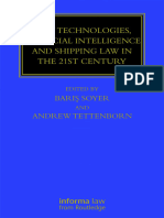 New Technologies, Artificial Intelligence and Shipping Law in The 21st Century First Edition
