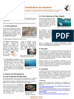 Póster Ciências Naturais 8º Ano - Microplásticos Nos Oceanos.