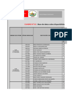 Base de Datos y Reporte de Disponibilidad de Equipos Enero-Junio 2018