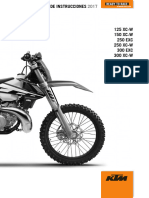 KTM 250 EXC Mod. 2017 Manual en Español