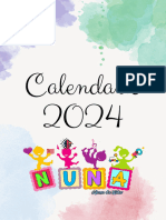 Calendario Nuna 2024