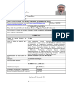 Lista Cotejo, Declaración Jurada de Actualización Docentes - 021 de