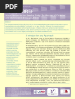 POLICY BRIEF - Rationalization Baseline - The Situation of Crowded and Underutilized Schools in Jordan