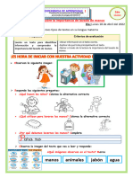 Ficha Comunicación Lavado de Manos 2do