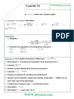 Devoir N1 Semestre 1 Maths 2eme Bac Sciences PC Word Modele - 3