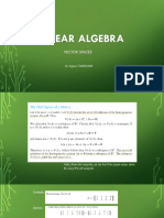 Linear Algebra VectorSpaces2