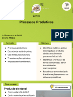 Processos Produtivos: Química