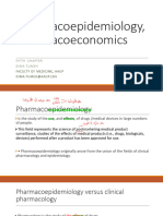 Pharmacoepidemiology Pharmacoeconomics