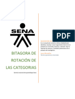 Bitacora de Rotacion de Las Categorias Laury