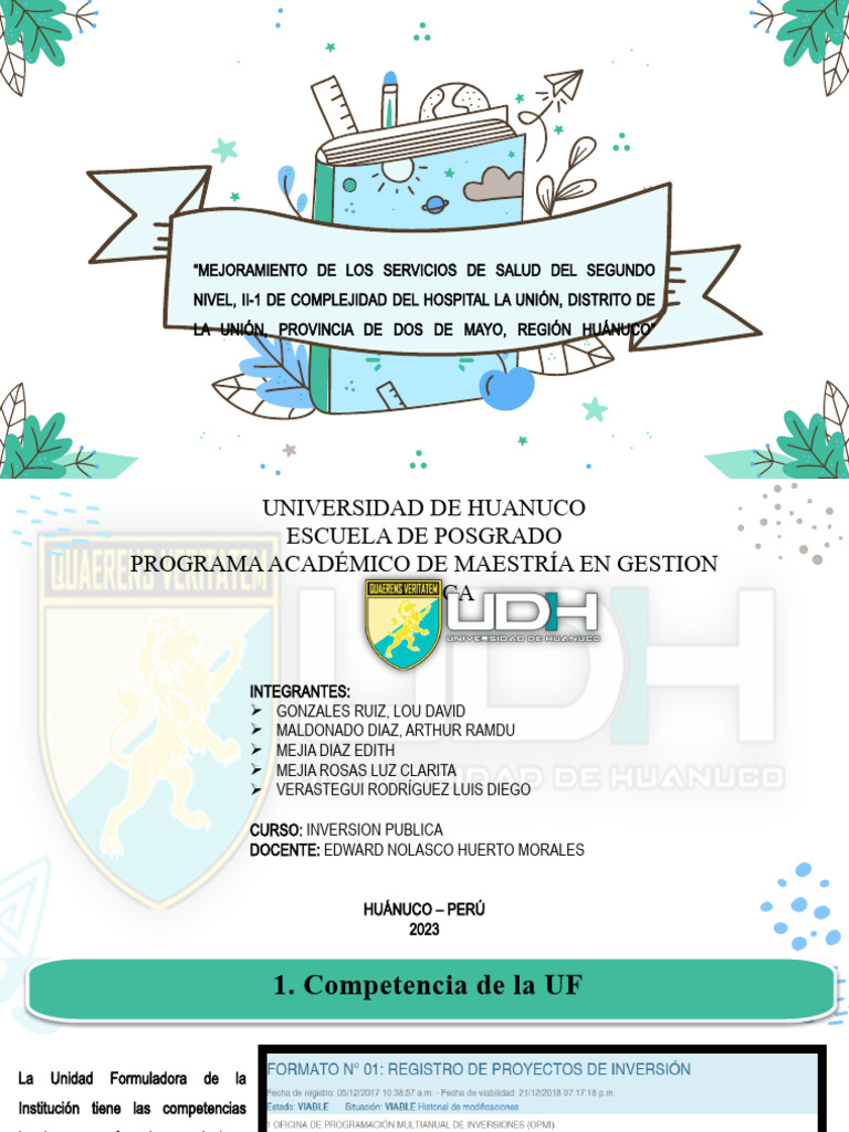 Mejora de Servicios de Salud en La Unión | PDF | Hospital