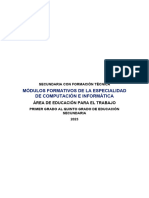 Modulo Formativo - Computacion e Informatica