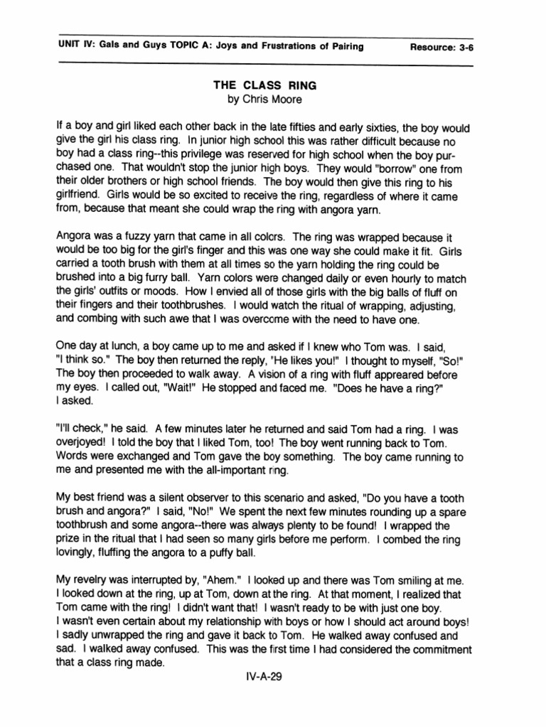 Class ring pdf
