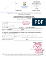 Certificat - Médical - KOPELGA FAKSOU MATHURIN - FS