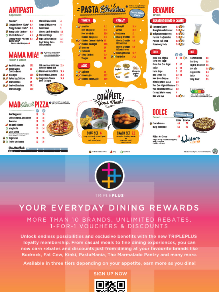 PastaMania Digital+Menu+ (111223) | PDF