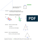 Quiz Pythagoras Theorem and Constructing Triangles Practice Worksheet